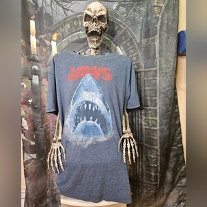 Gray Jaws Graphic T-Shirt